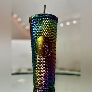 Starbucks Halloween 2023 Oil Slick Rainbow Iridescent Venti Tumbler